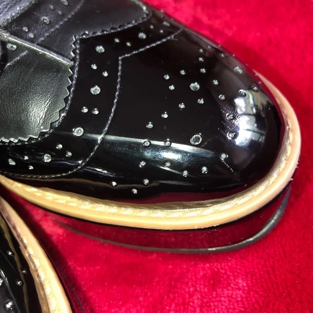 ASOS Macaroon patent leather flatforms